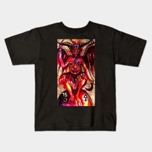 TAROTS OF THE LOST SHADOWS / THE DEVIL Kids T-Shirt